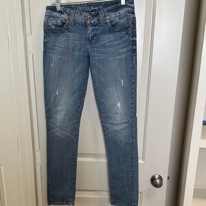 GUESS Women's Blue Skinny Jeans